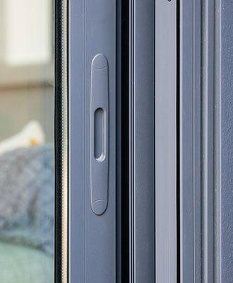 Baie coulissante angle sans poteau