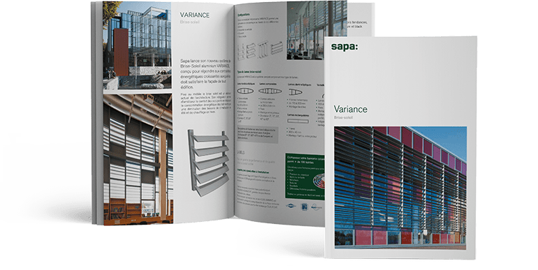 brochure du brise-soleil Variance