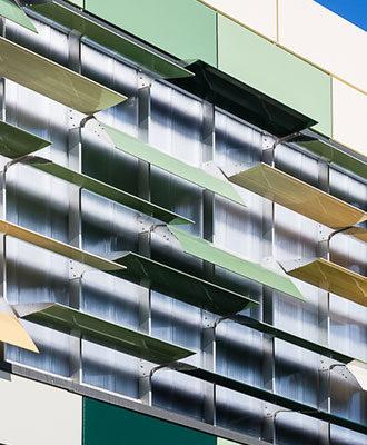 brise-soleil esthétique en aluminium