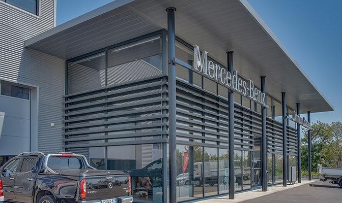 brise-soleil esthétique en aluminium