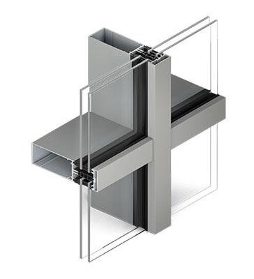 coupe-facade aluminium
